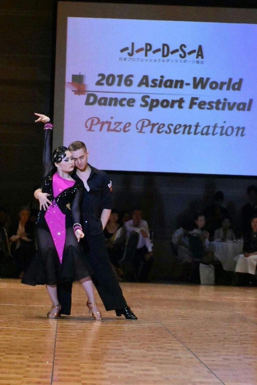 2016年 アジアンワールド ダンススポーツフェスティバル 表彰